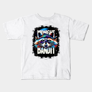 Raccoon Nightwatch Kids T-Shirt